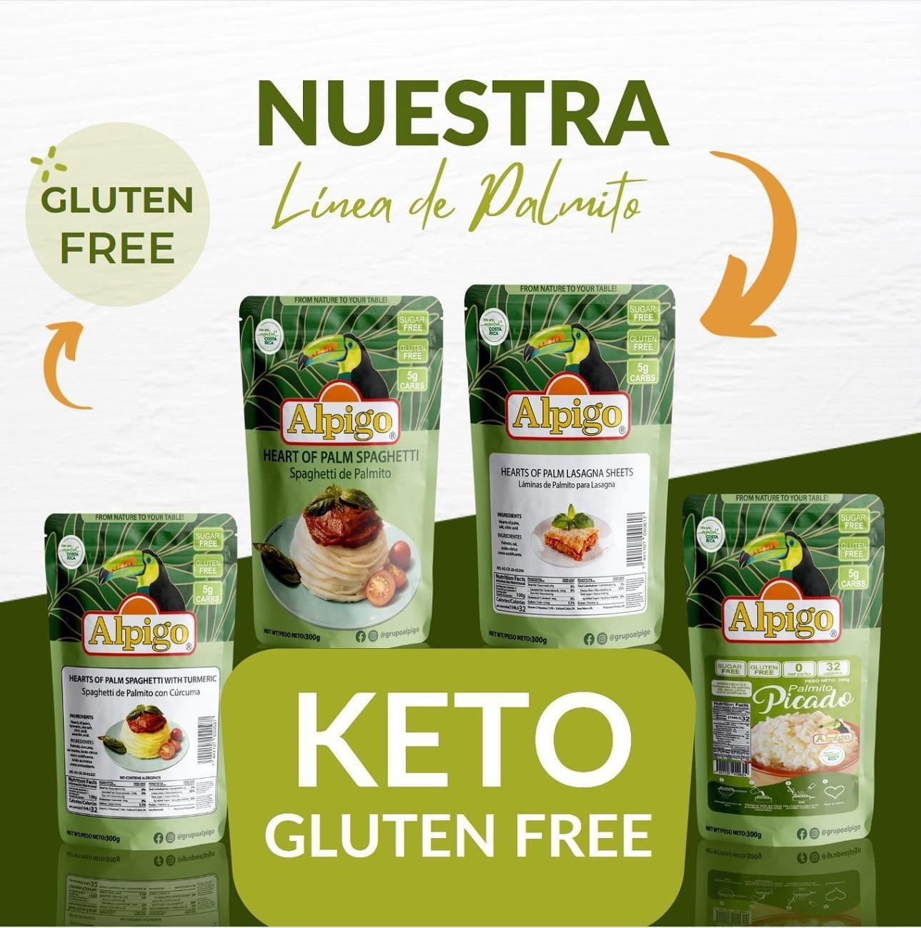 Spaghetti palmito -Alpigo