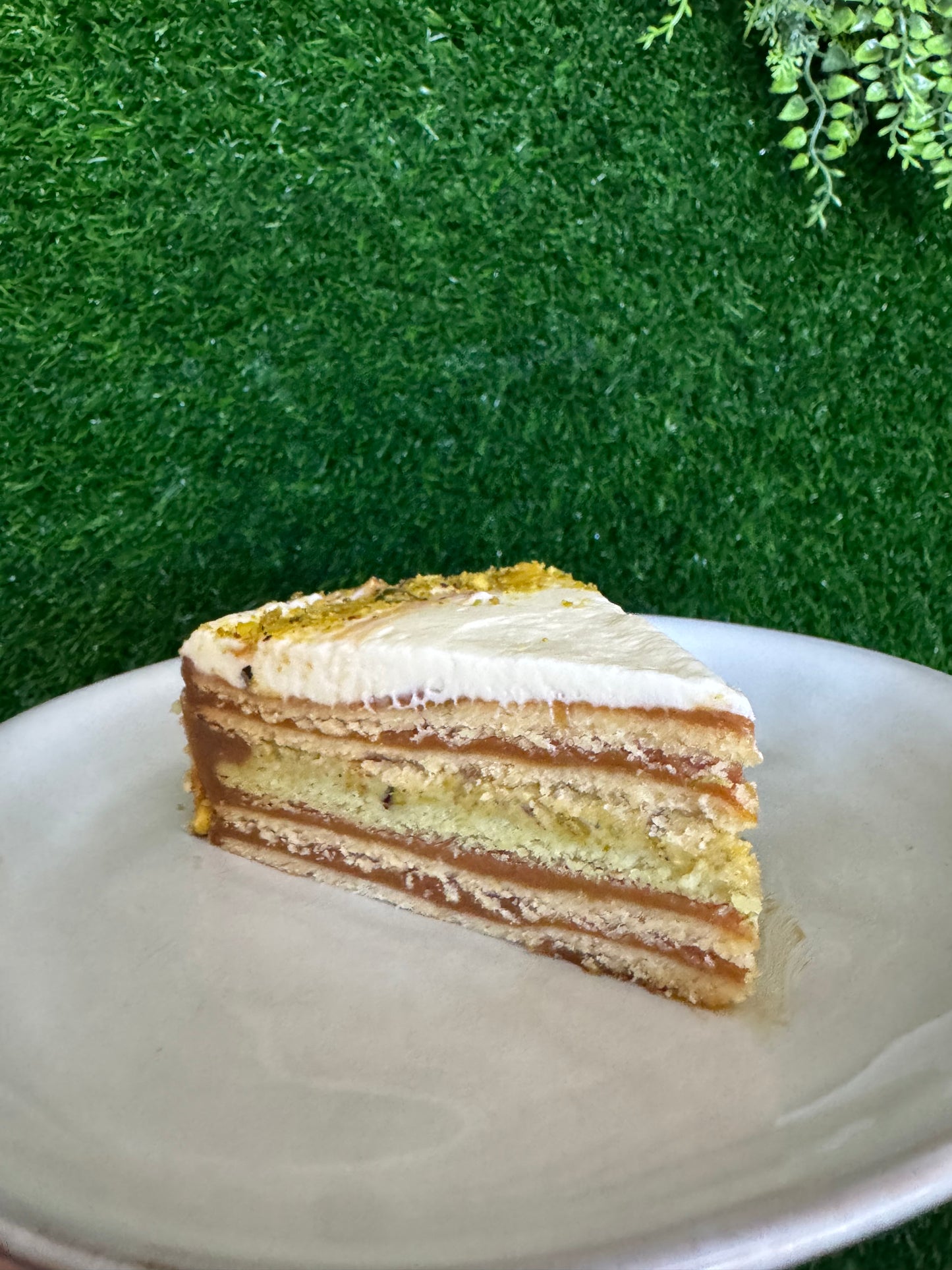 Torta Chilena Pistacho Keto GF