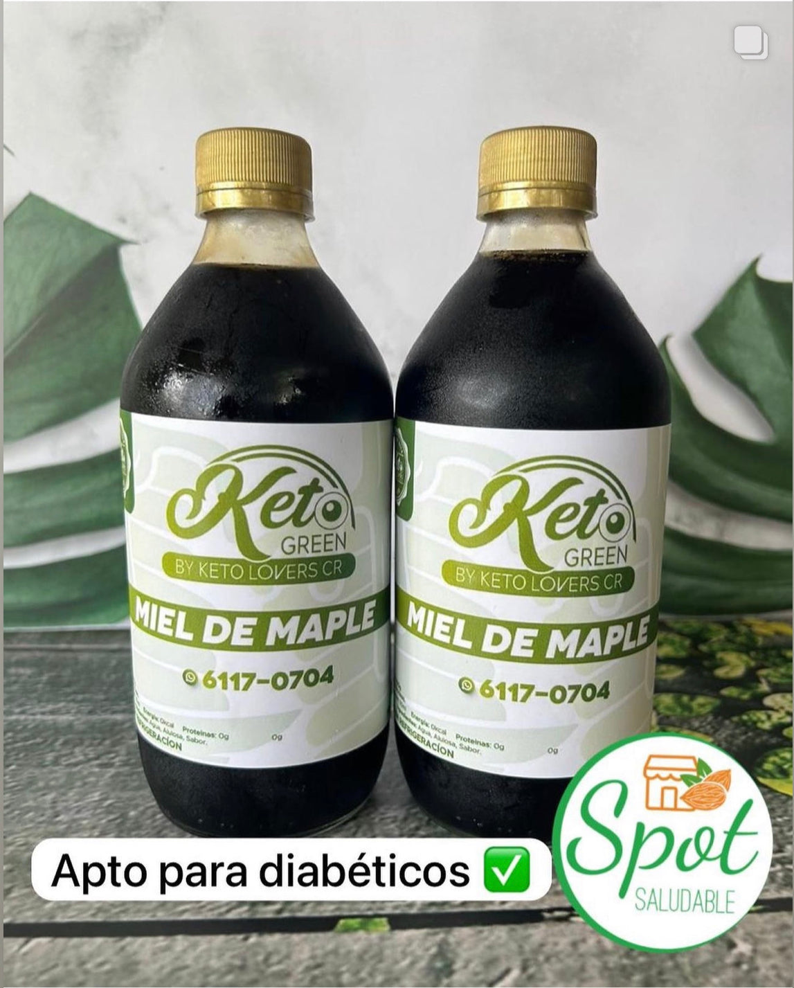 Jarabe de maple Keto green