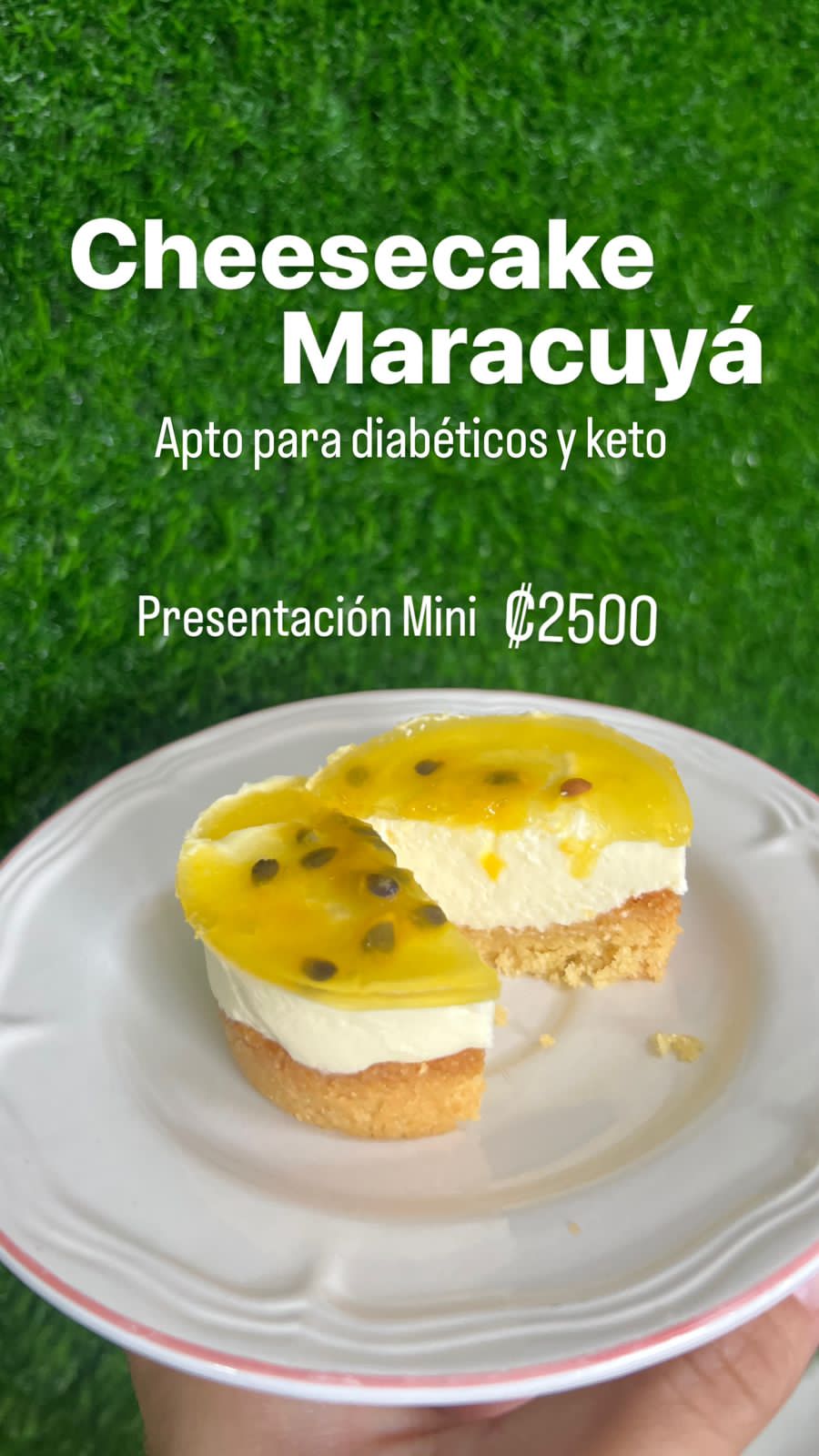 Cheesecake de Maracuya Keto