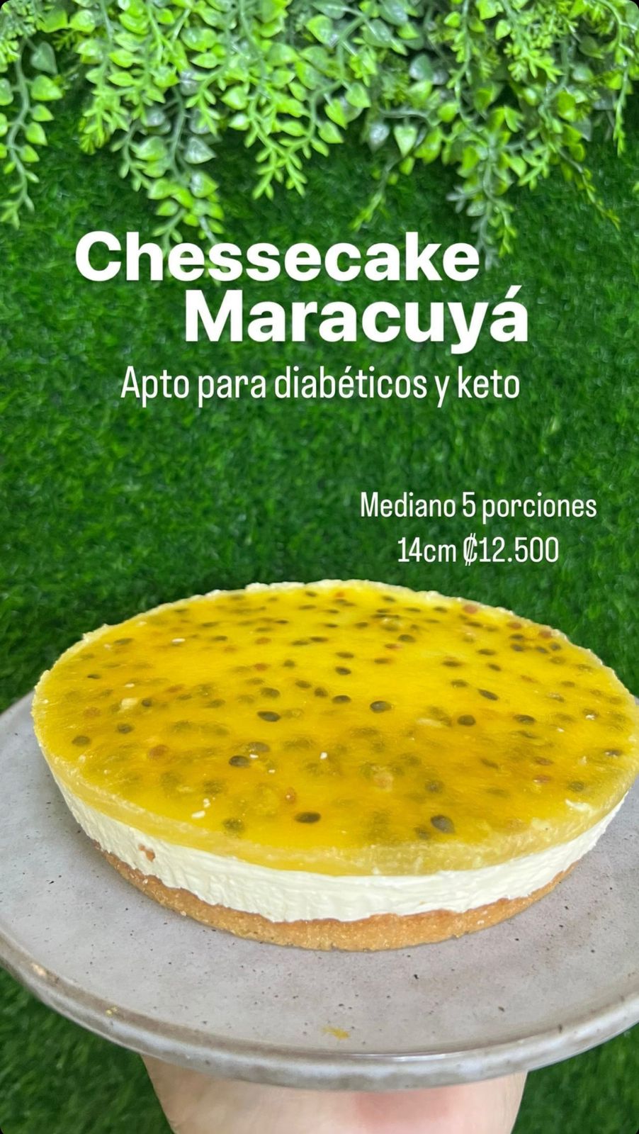 Cheesecake de Maracuya Keto