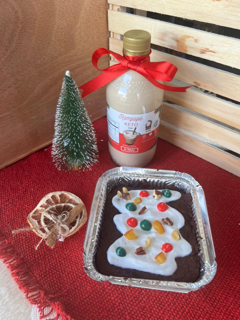 Queque Navideño Keto 6 porc Kpan