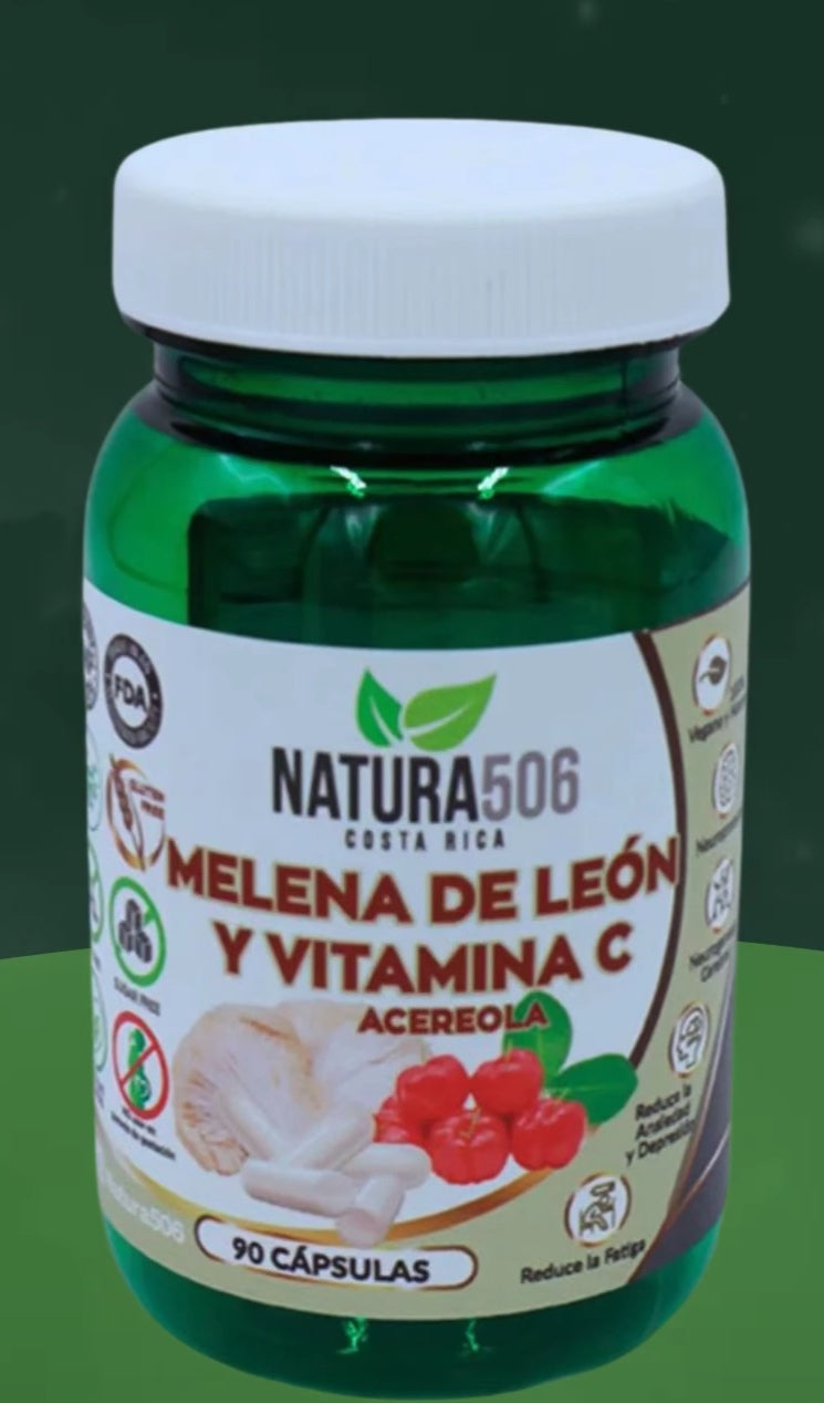 Melena de León y vitamina C