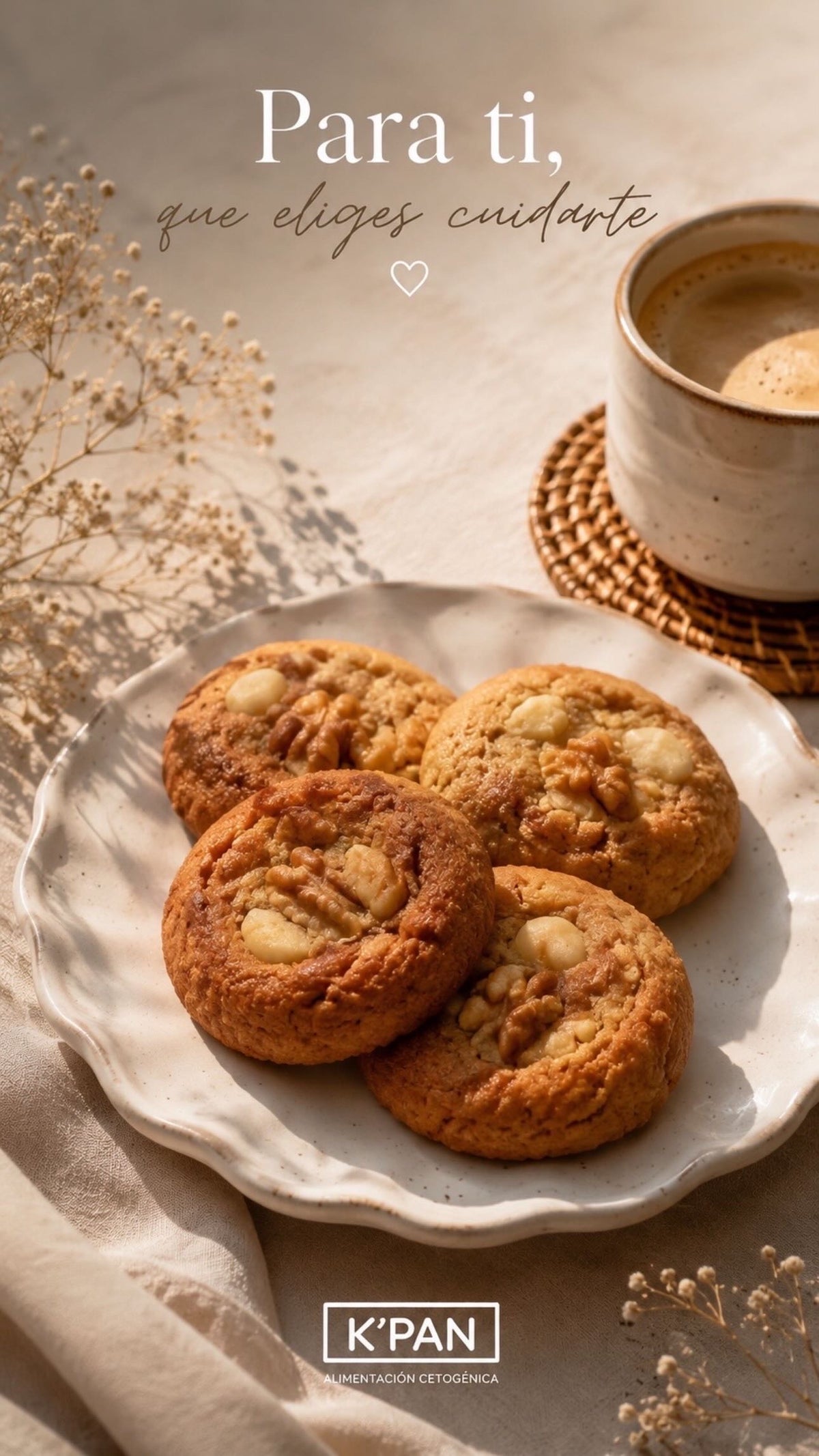 Galletas Vainilla Nut Sugar & GF Sin lactosa