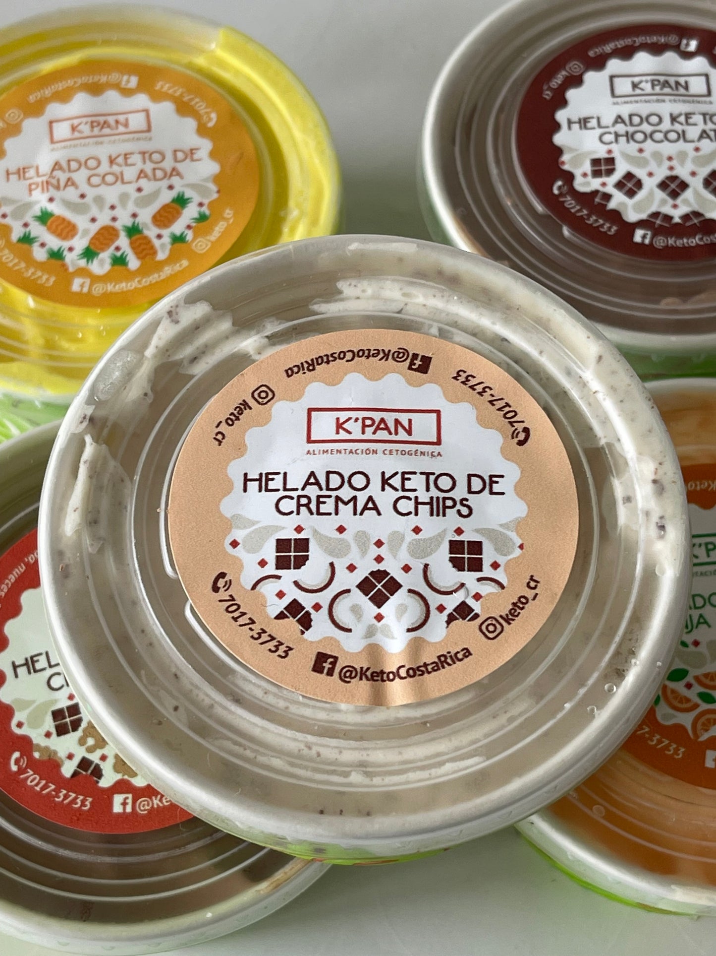 Helado 120g Diabeticos y Keto KPan