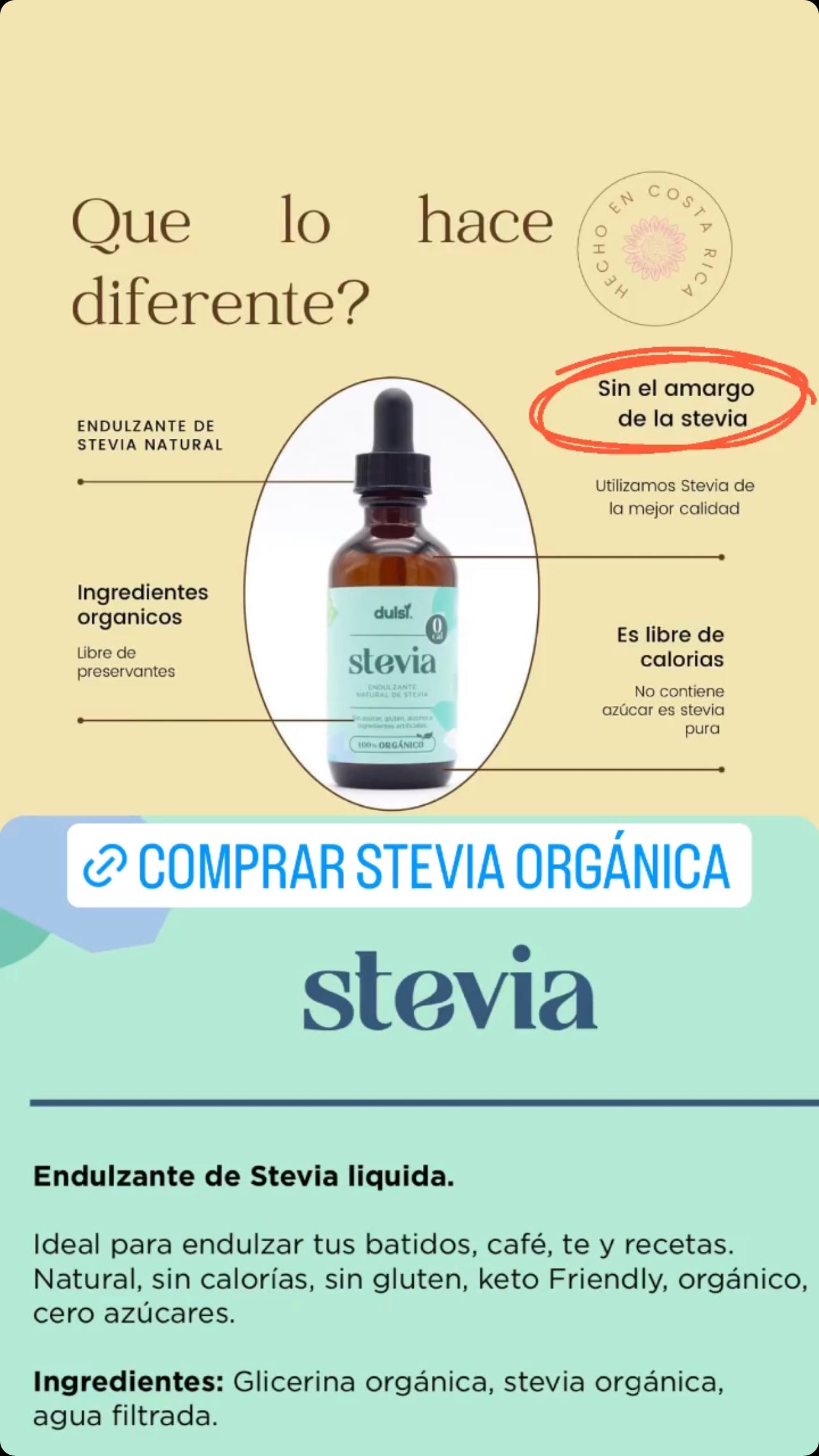 Stevia y Esencias Dulsi