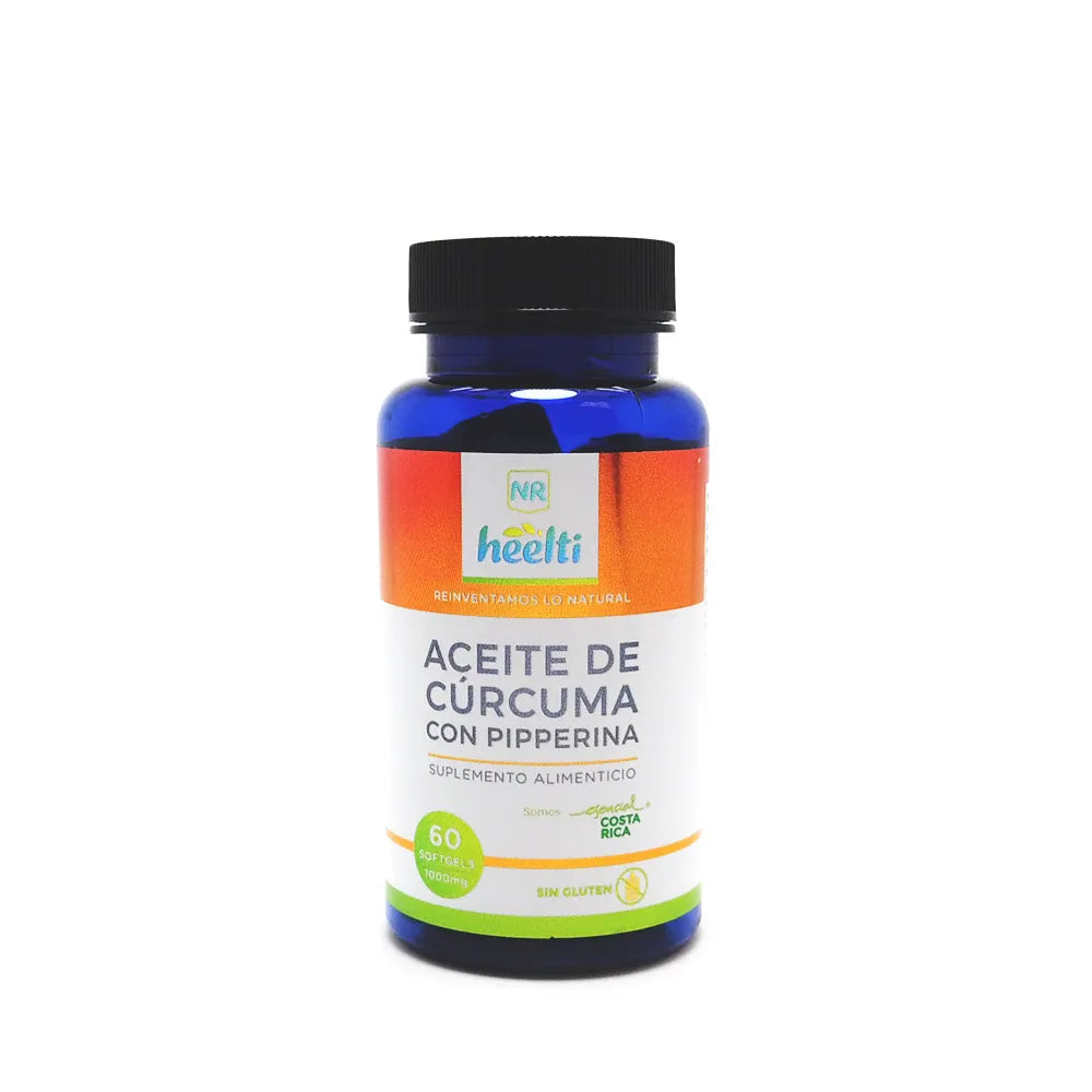 Aceite de cúrcuma con pipperina Heelti