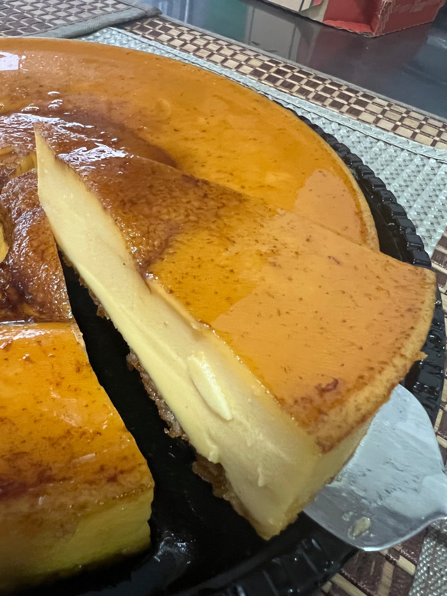 Flan de queso porción Kpan