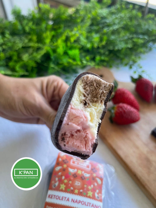 Paletas de helado Ketoletas Diabeticos y Keto KPan