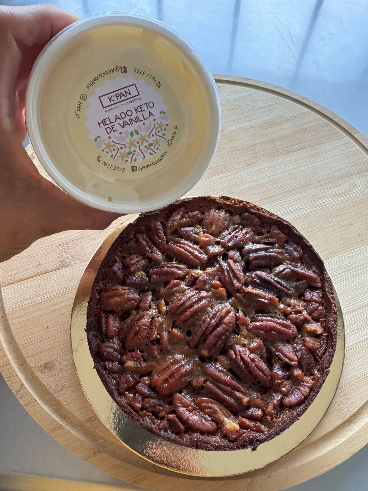 Pie de pecanas Kpan