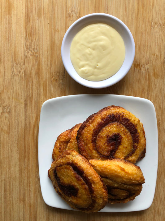 Rollos de canela con caramelo Keto - KPan