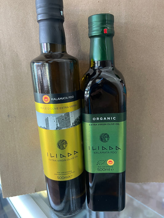 Aceite de oliva extra virgen orgánico kalamata PDO - Iliada