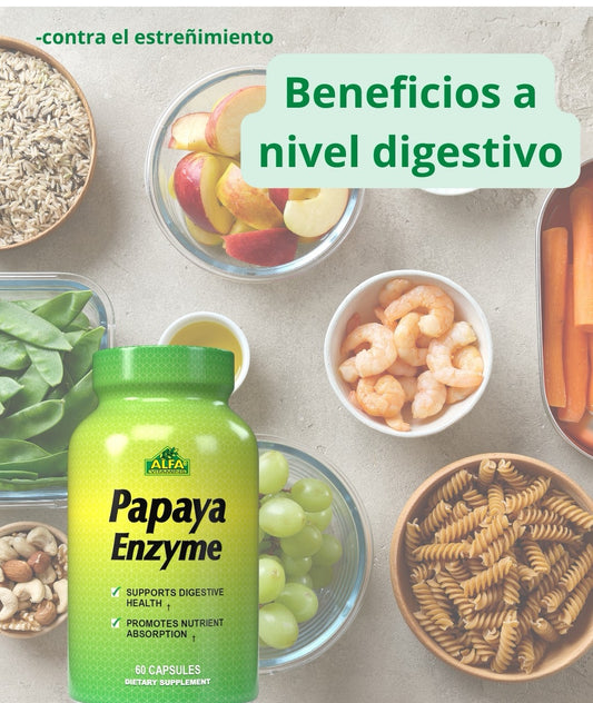 Enzimas de papaya 1000mg Alfa