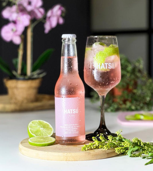 Soda Hatsu Frambuesa y rosas