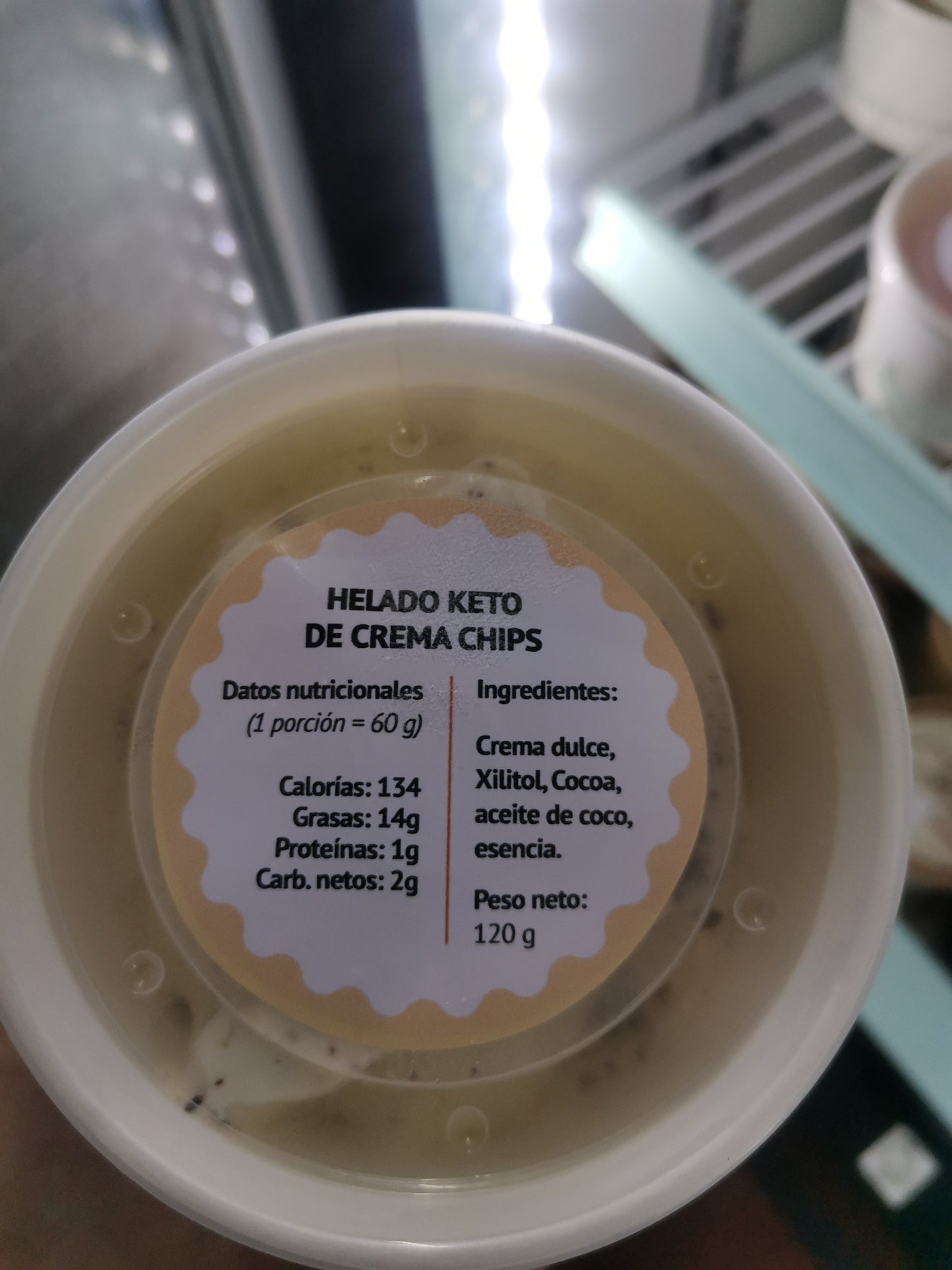 Helado 120g Diabeticos y Keto KPan